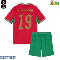 Marokko Youssef En-Nesyri #19 Hjemmedraktsett Barn VM 2026 Kortermet (+ Korte bukser)